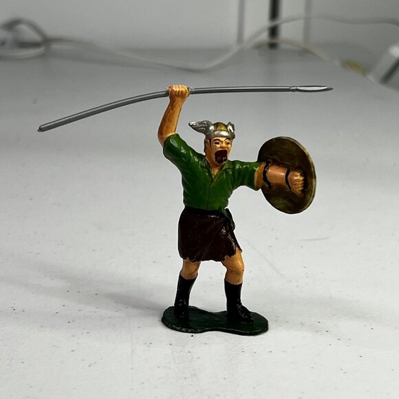1960s Marx Toys Warriors Of The World Thorfin Viking Figurine (Modified)? - Picture 3 of 7